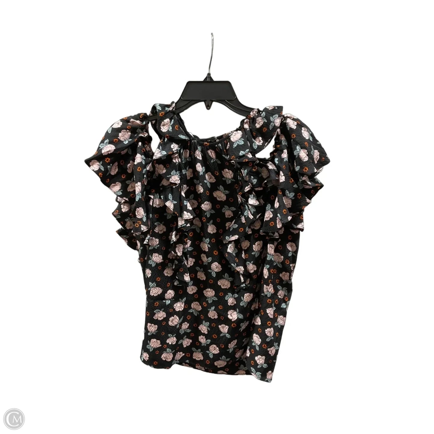Top Sleeveless By Rebecca Taylor In Floral Print, Size: 6