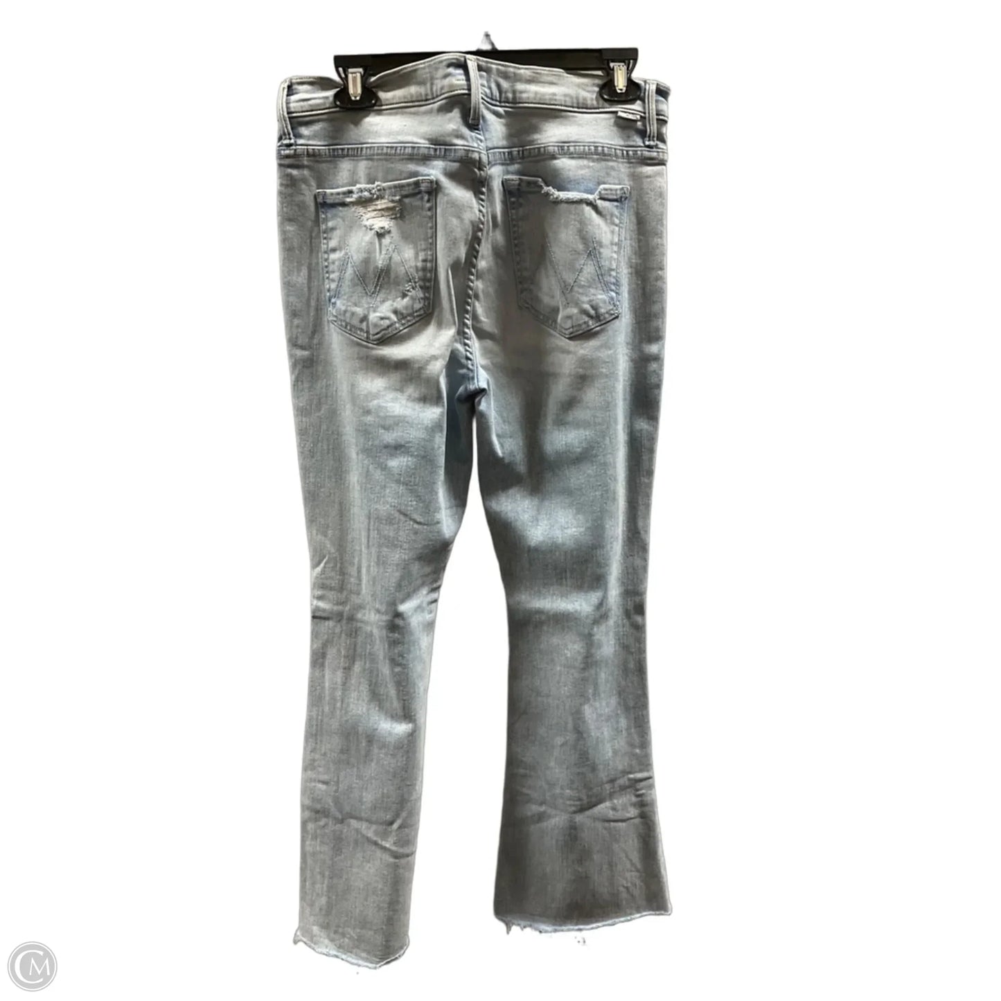 Jeans Flared By Mother In Blue Denim, Size: 8