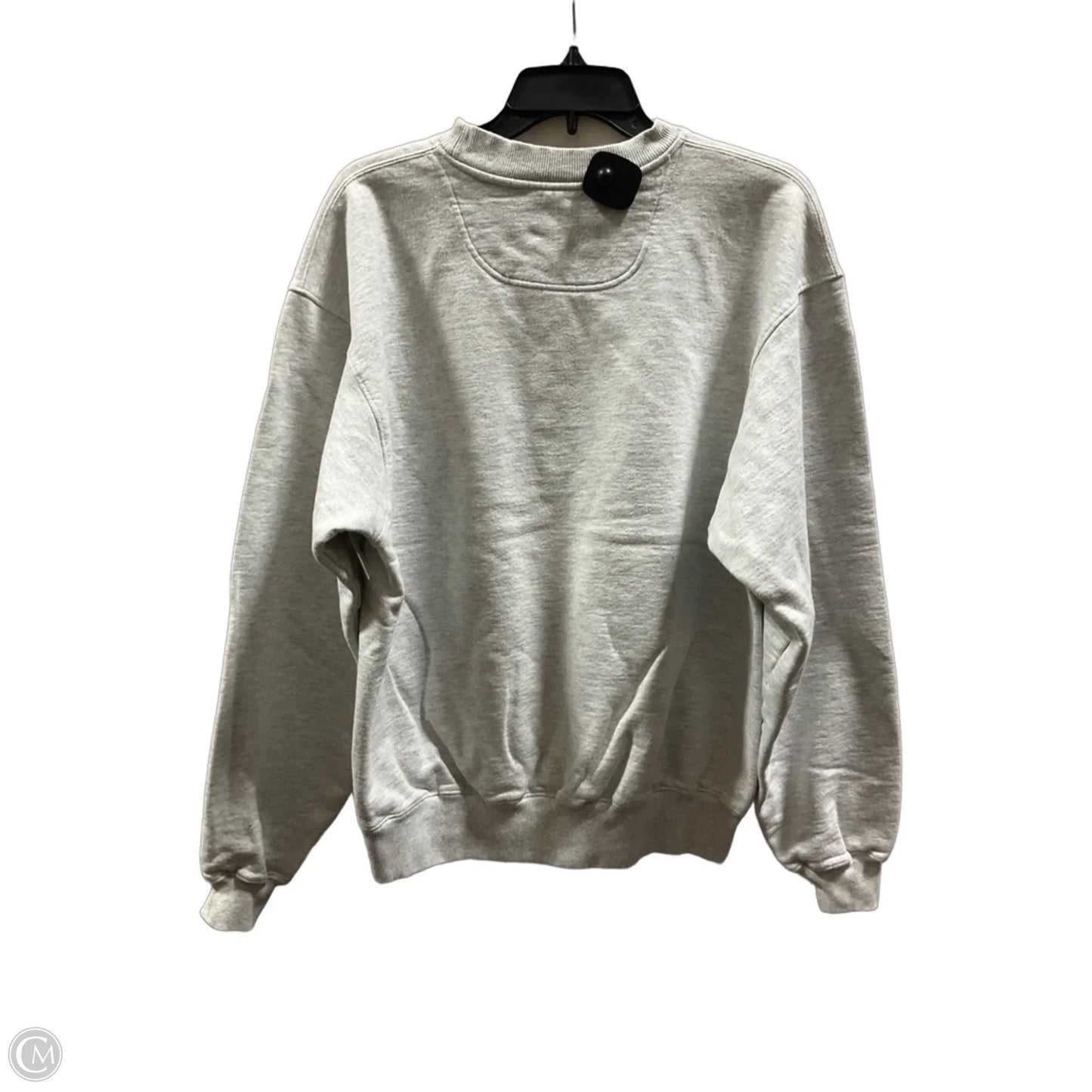 Sweatshirt Crewneck By Champion In Grey, Size: L