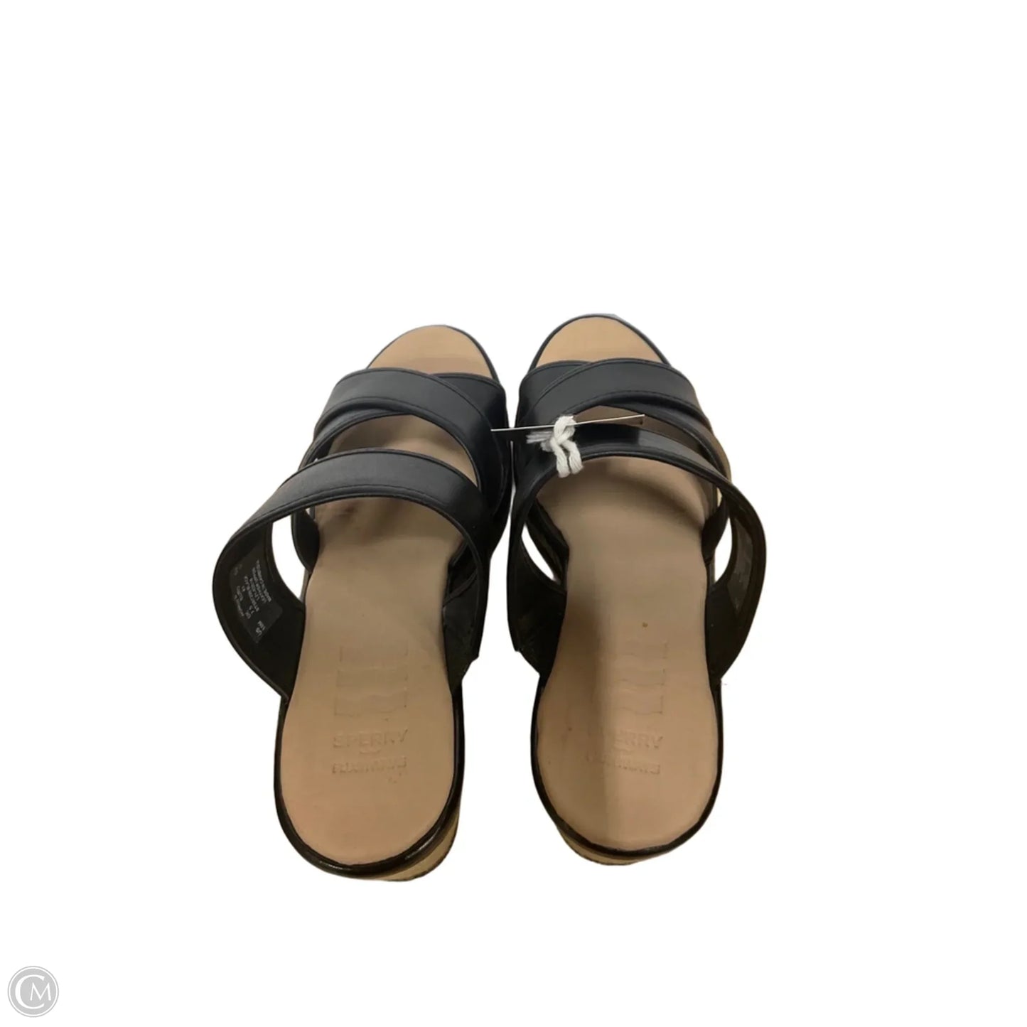 Sandals Heels Platform By Sperry In Black, Size: 10