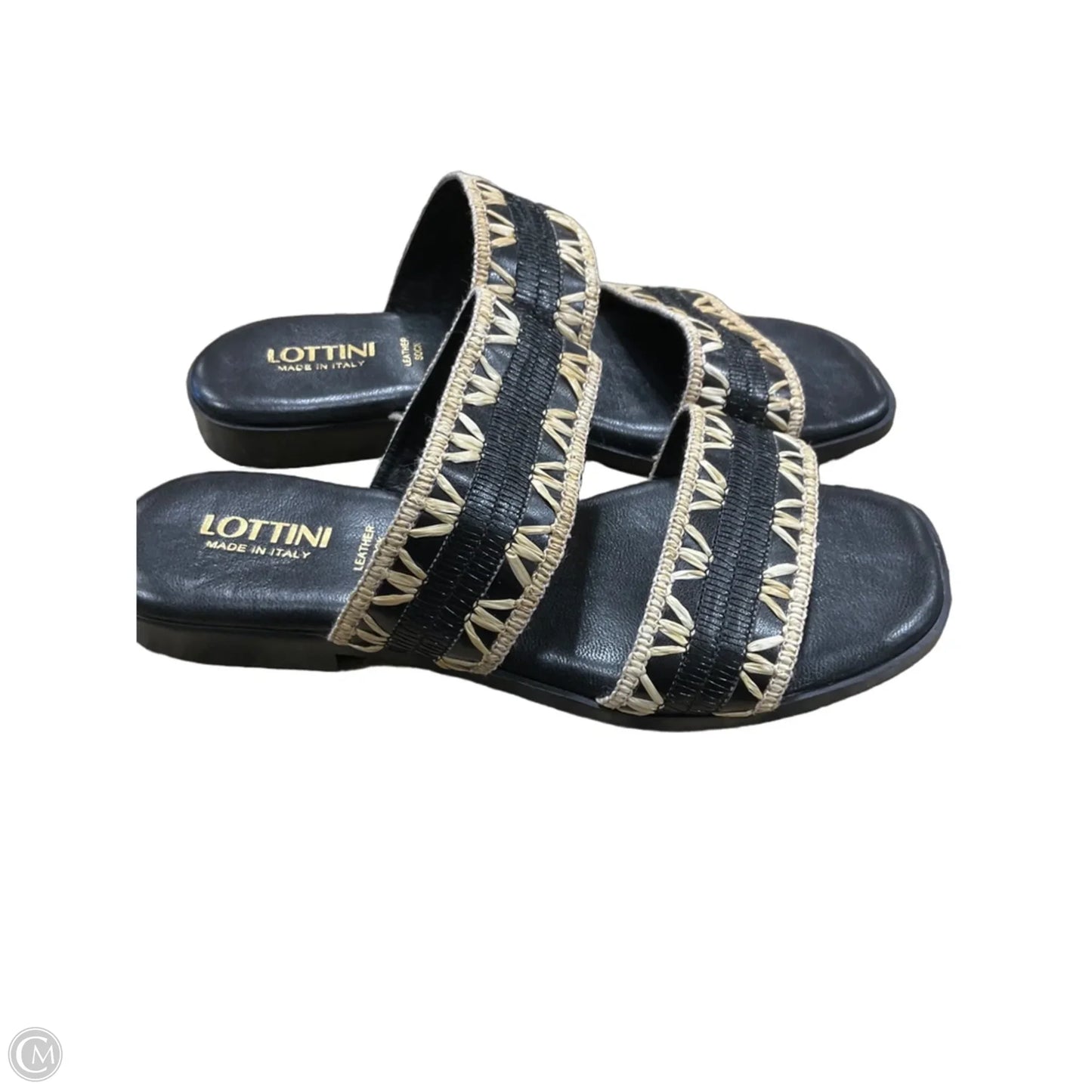Sandals Flats By Cmf In Black, Size: 7
