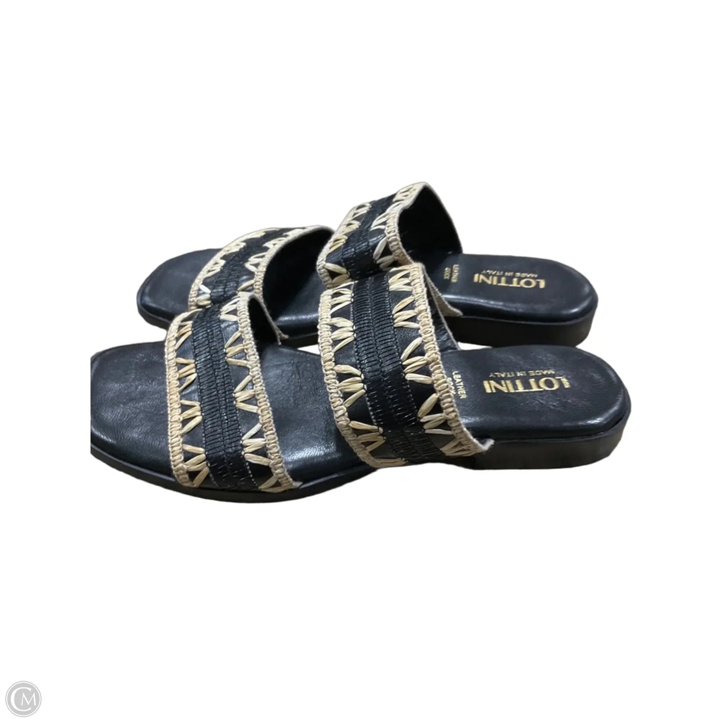Sandals Flats By Cmf In Black, Size: 7