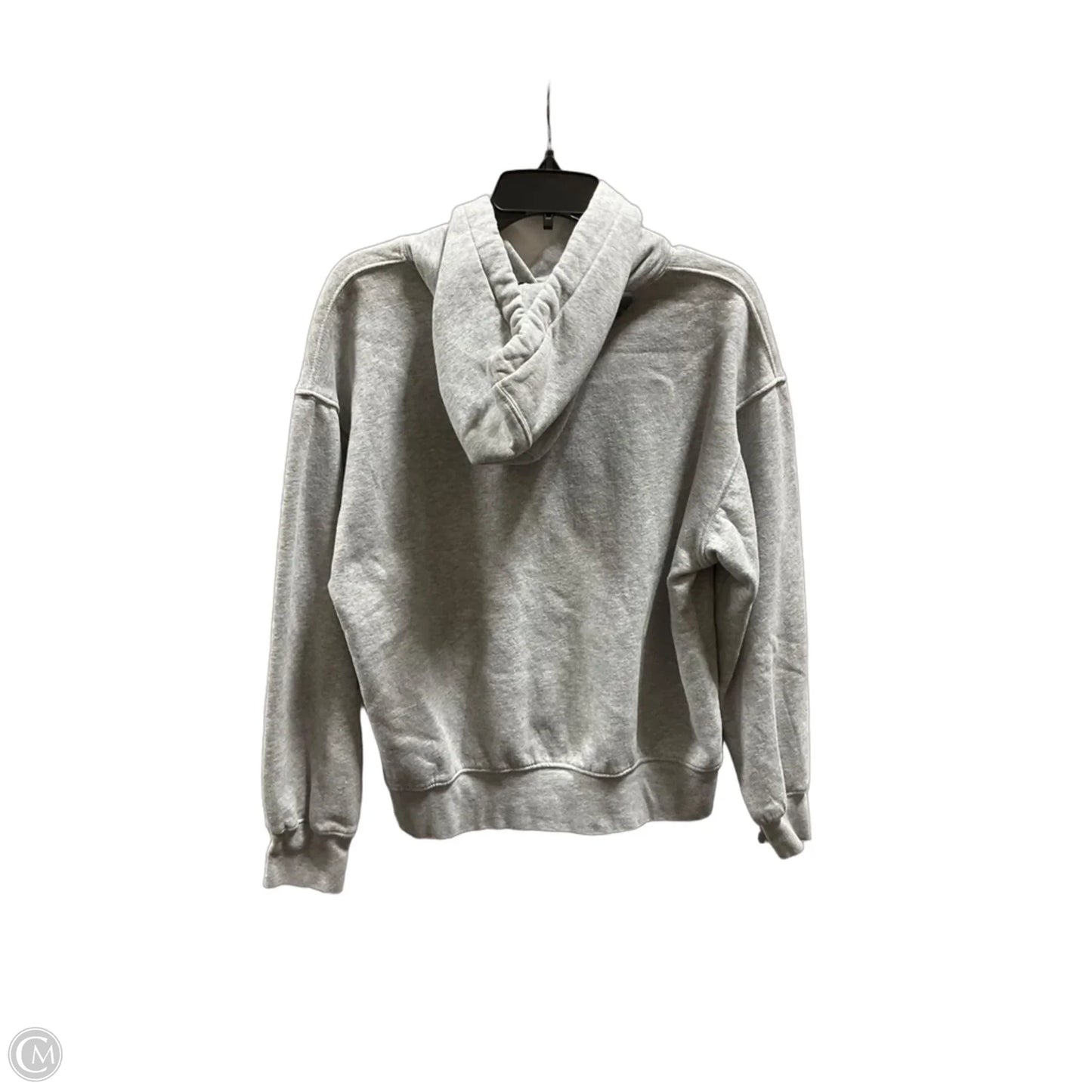 Sweatshirt Hoodie By Zara In Grey, Size: M