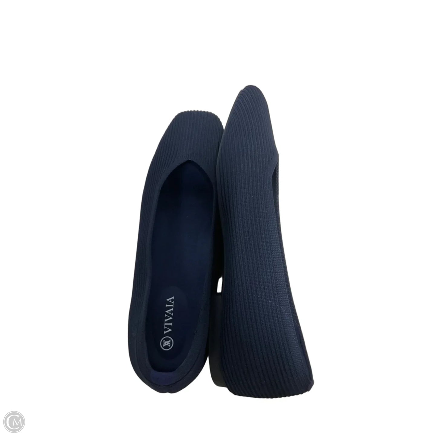 Shoes Flats By Vivaia In Navy, Size: 9