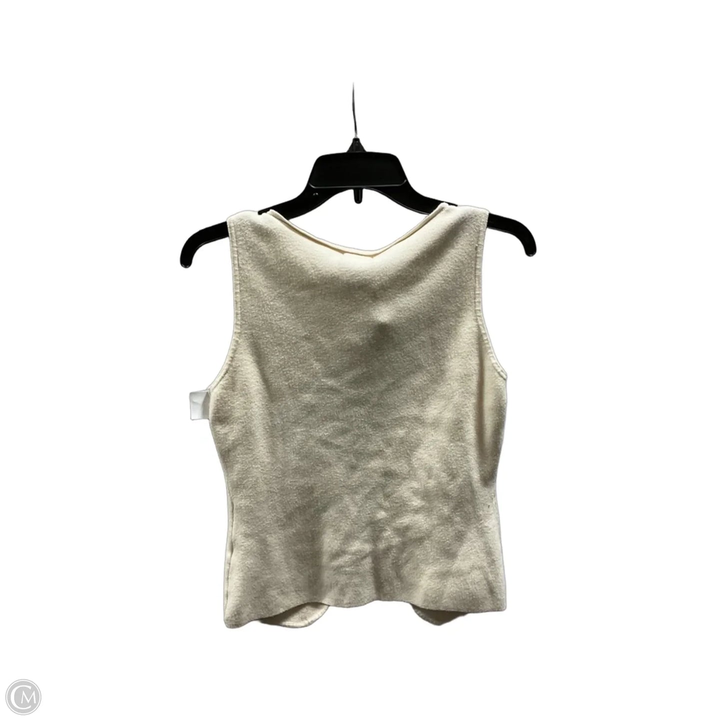 Top Sleeveless By Cmb In Cream, Size: M