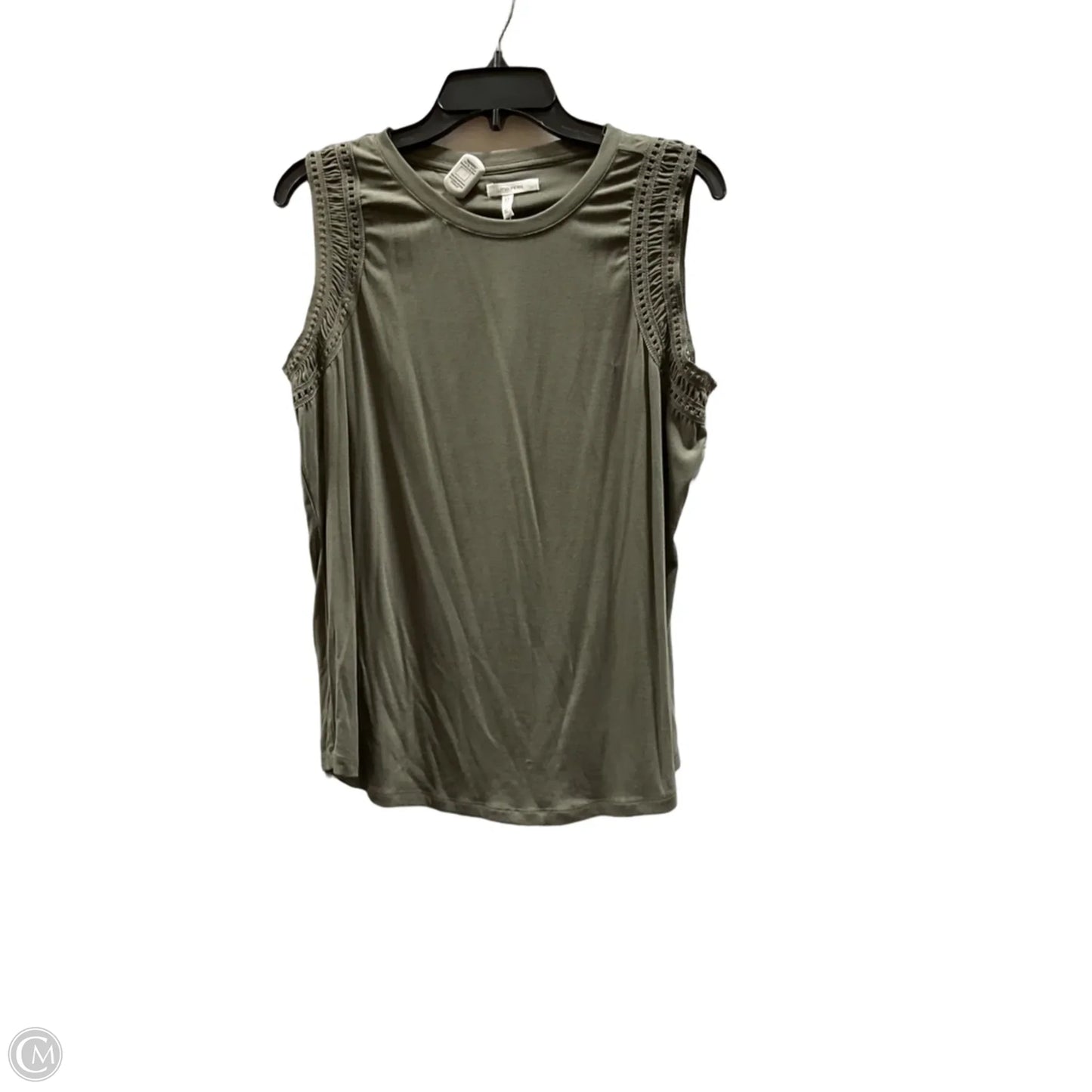 Top Sleeveless By Maurices In Green, Size: Xl