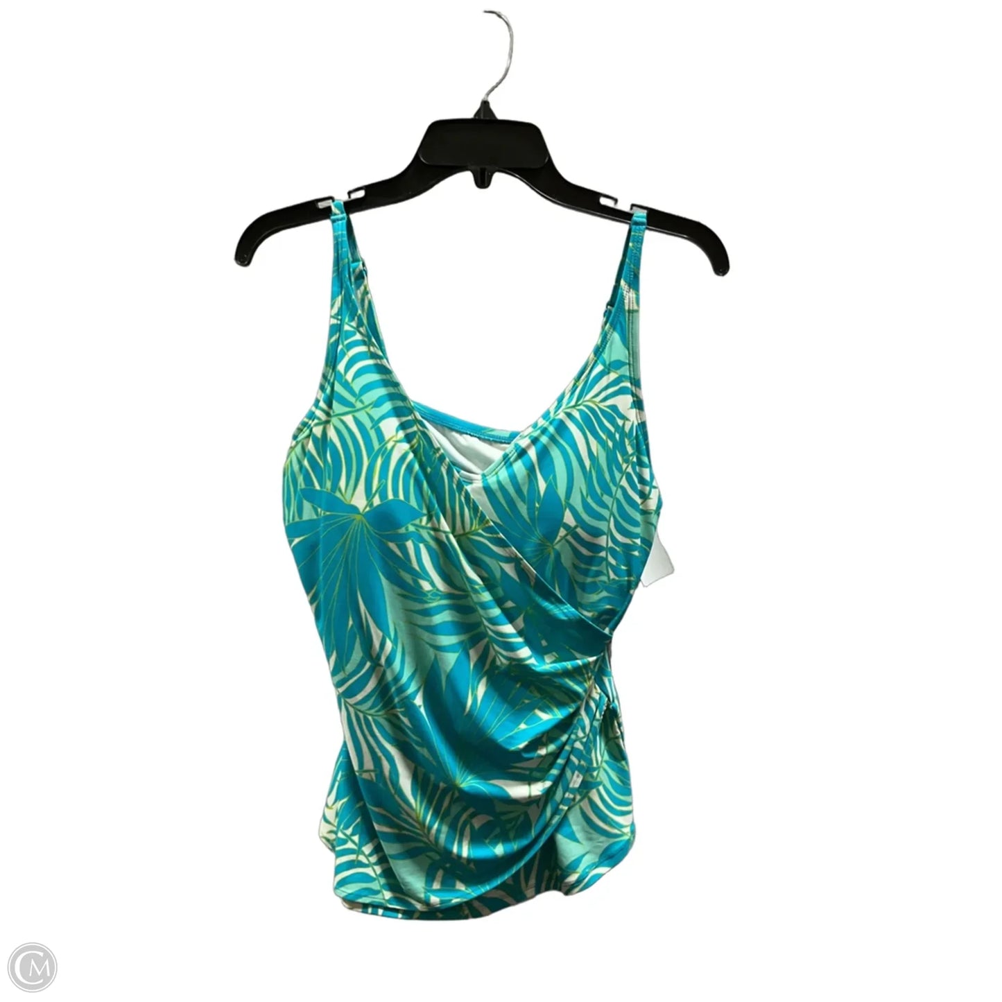 Swimsuit Top By Cma In Tropical Print, Size: 12