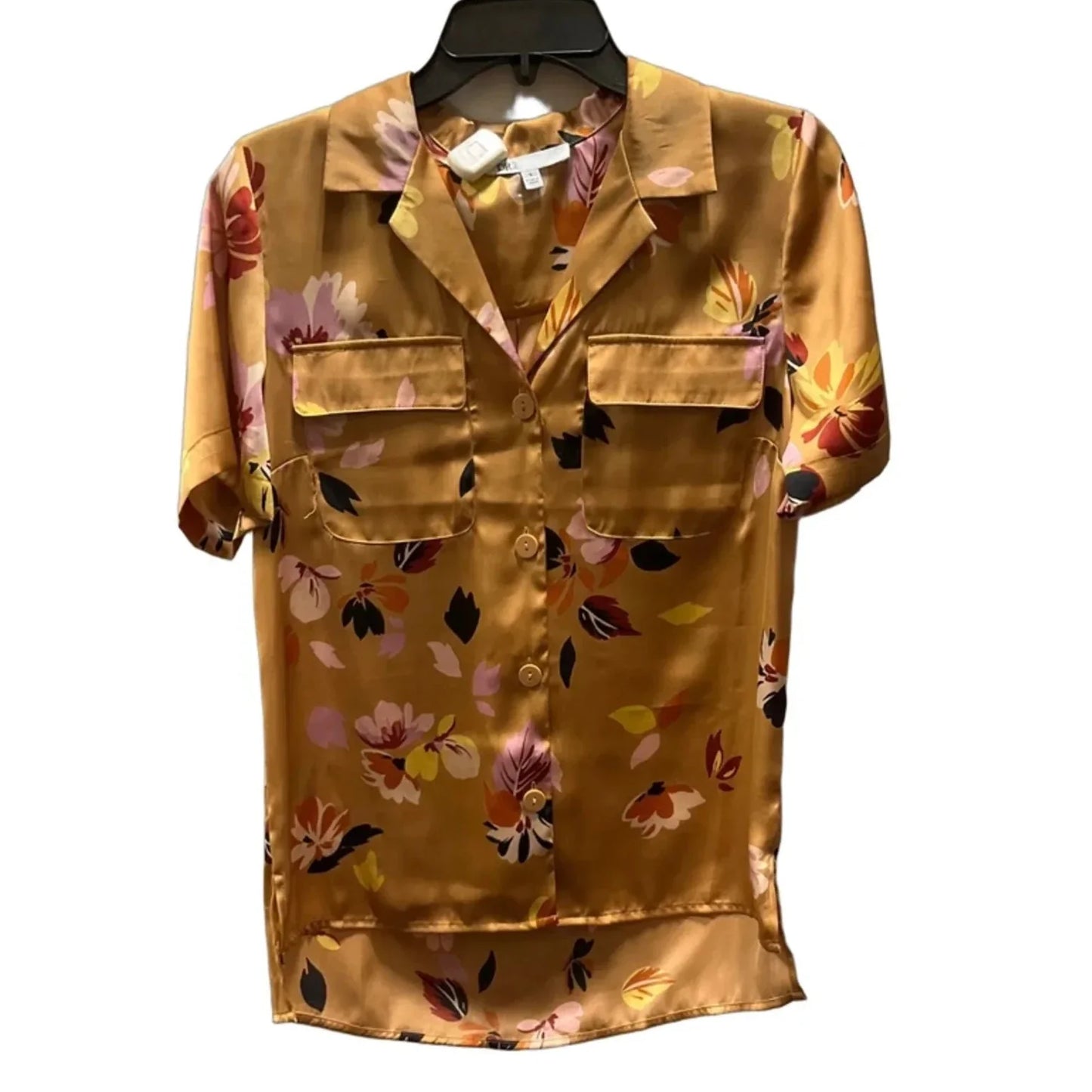 Top Short Sleeve By Dr2 In Orange, Size: S