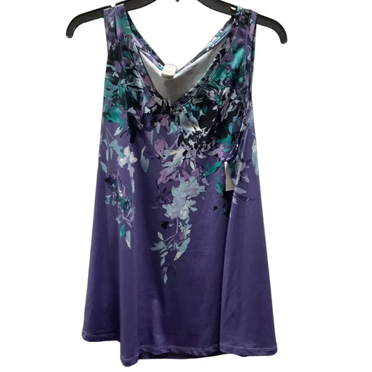 Top Sleeveless By Lane Bryant In Purple, Size: Xl