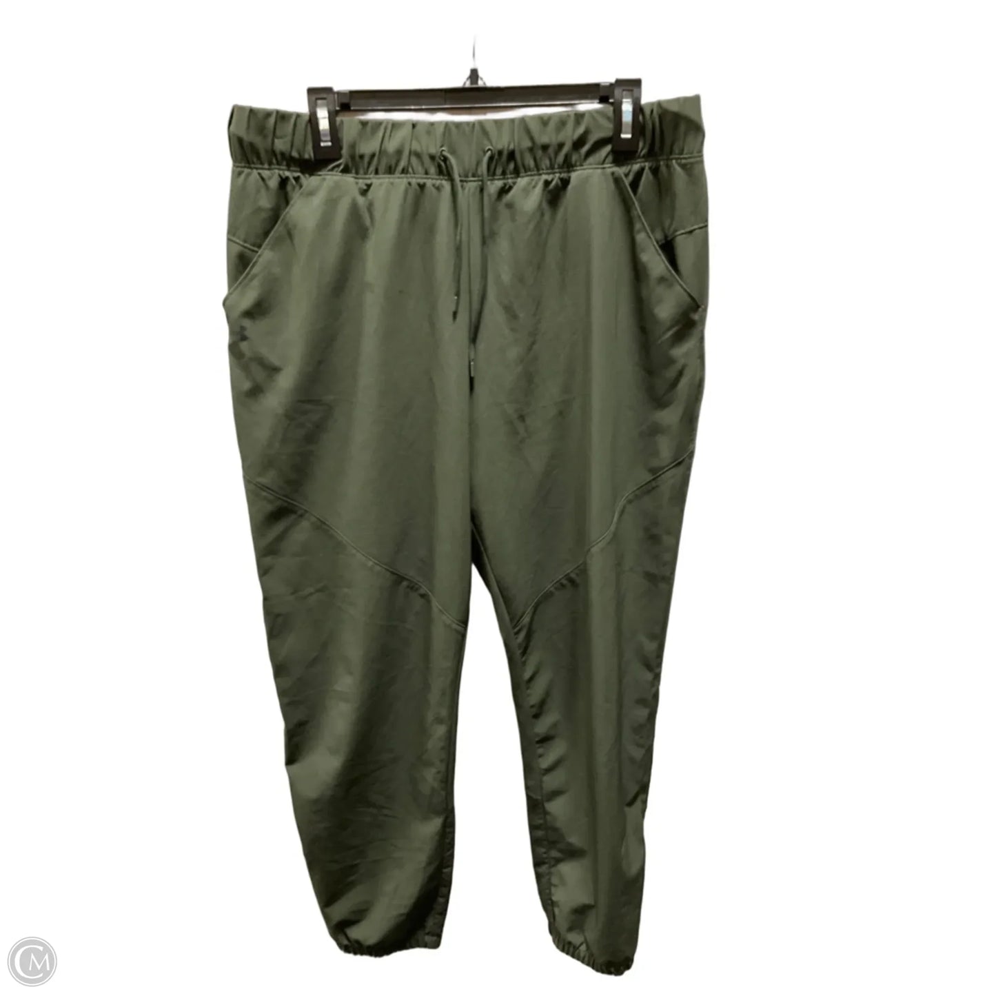Athletic Pants By Under Armour In Green, Size: L