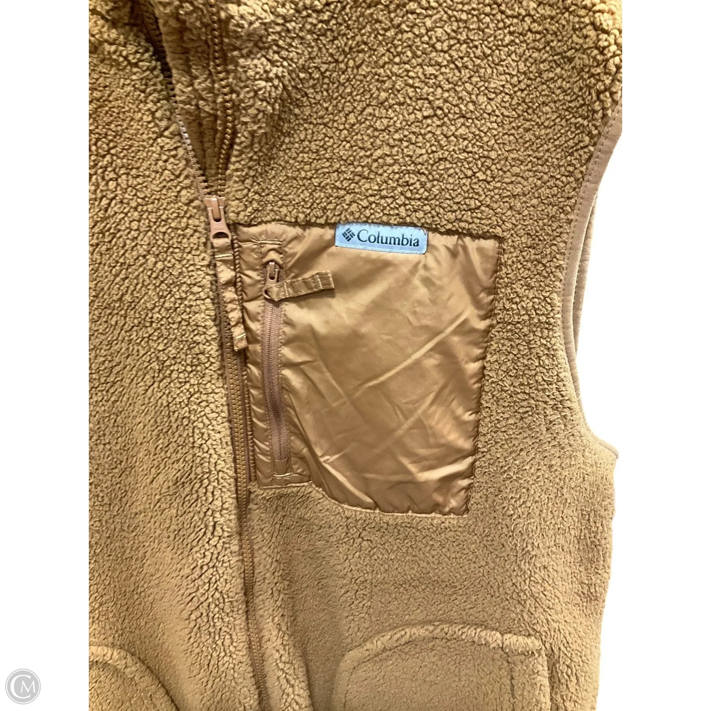 Vest Fleece By Columbia In Brown, Size: Xlarge