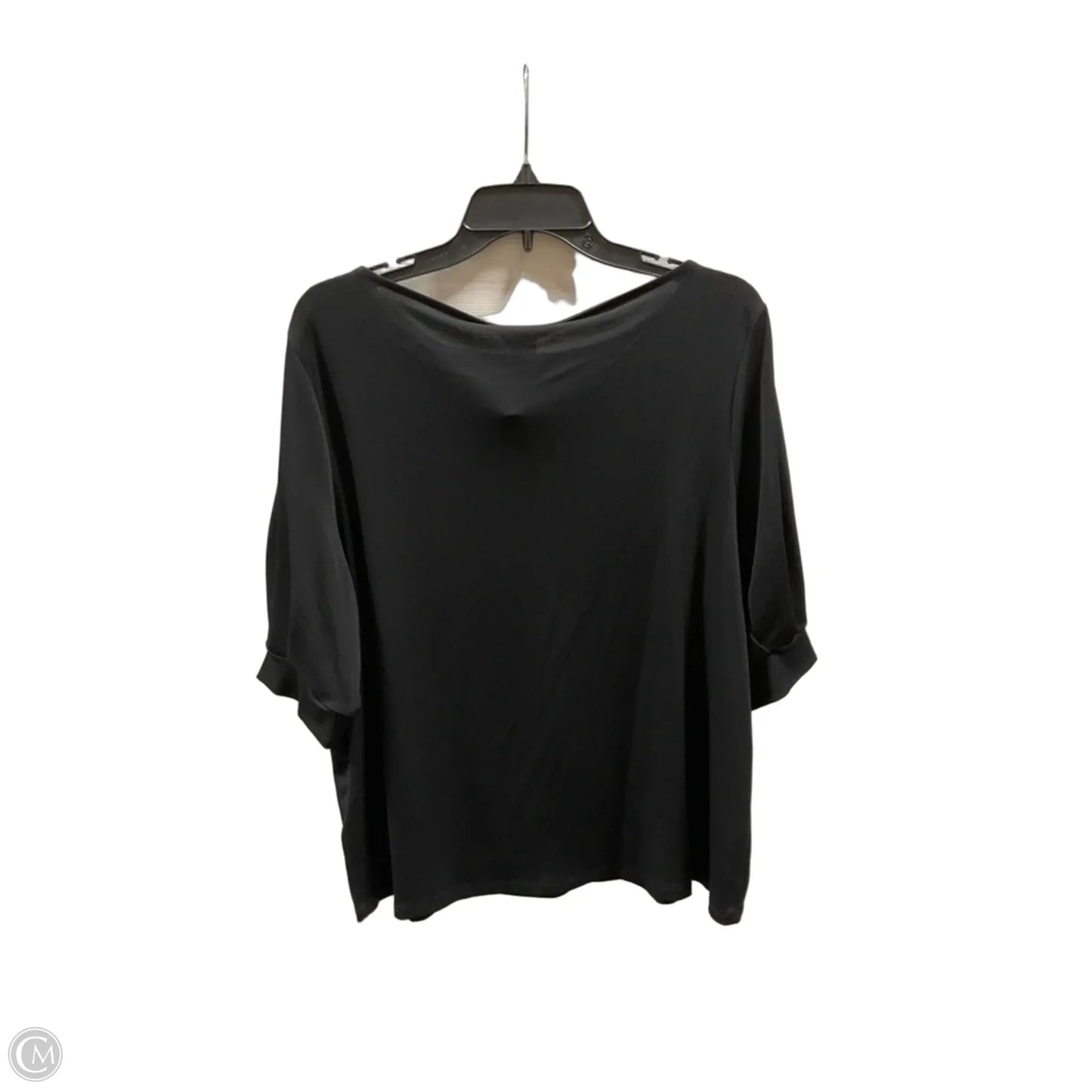 Top Short Sleeve Basic By H&m In Black, Size: Xl
