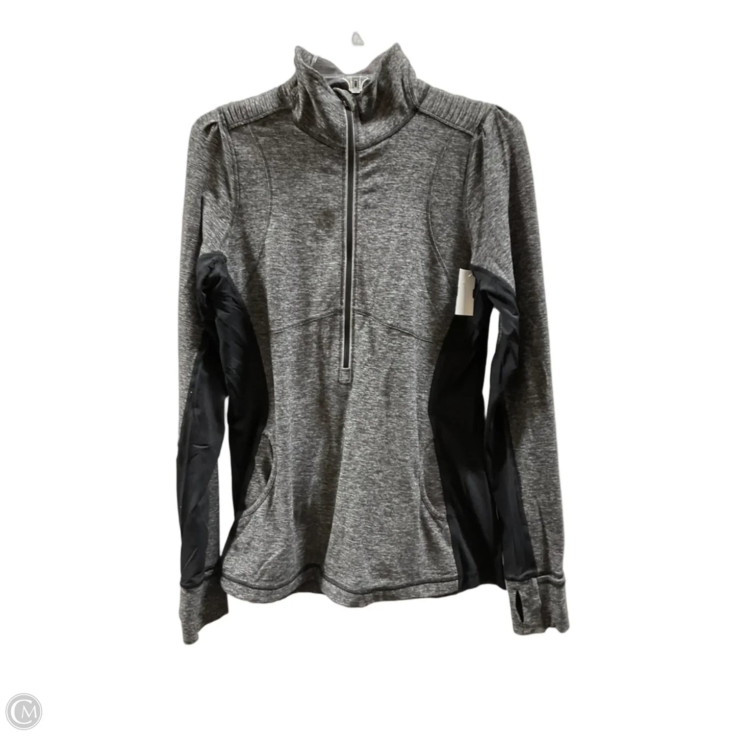Athletic Jacket By Lululemon In Grey, Size: Xl