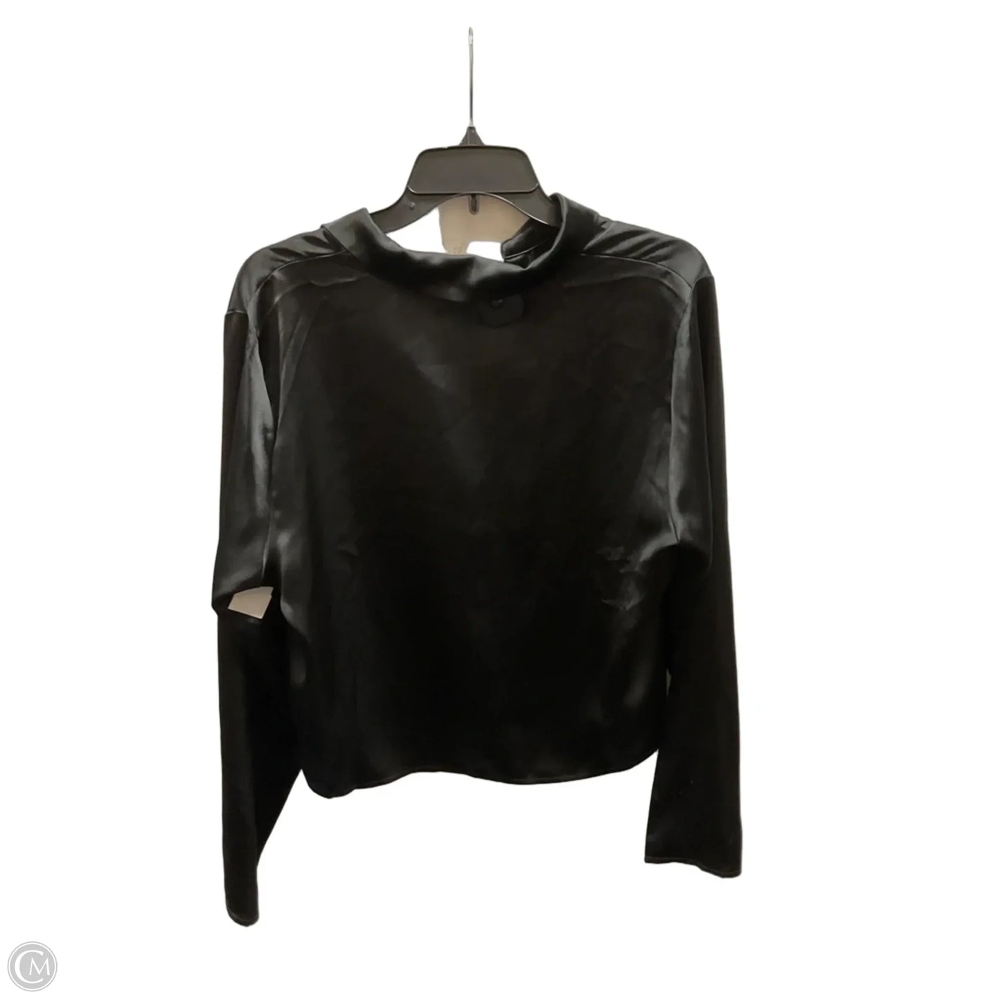 Blouse Long Sleeve By Pleione In Black, Size: L