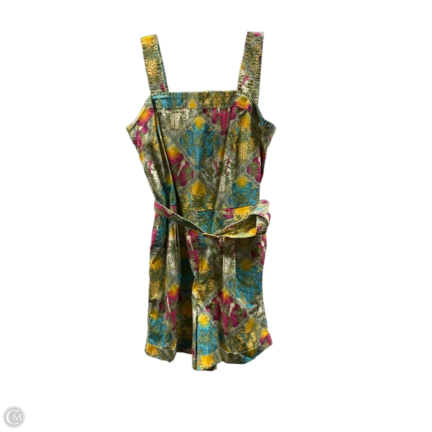 Romper By Loft In Tropical Print, Size: Mp