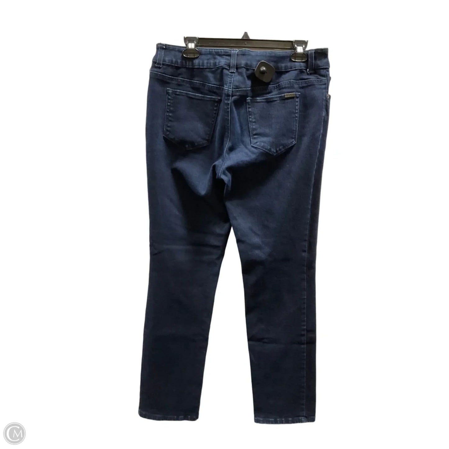 Jeans Straight By Chicos In Blue Denim, Size: 10