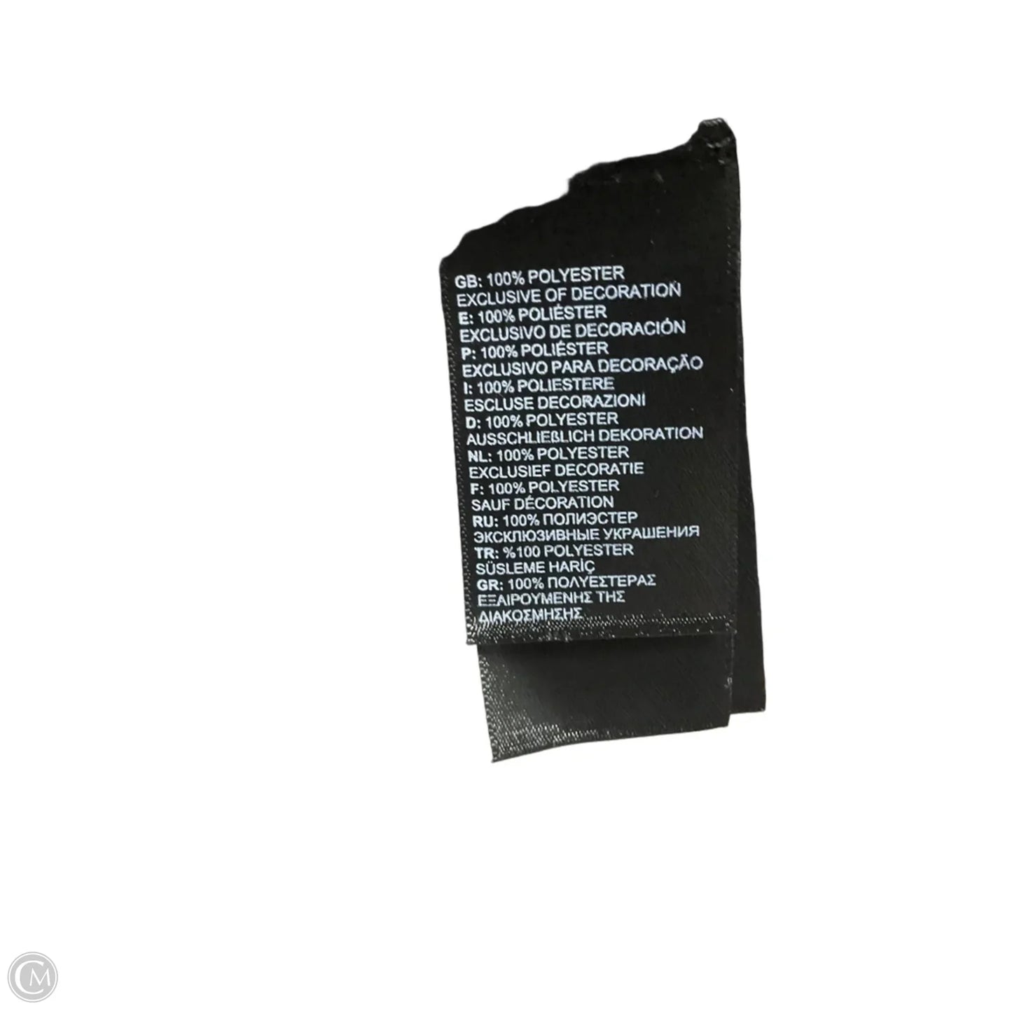 Athletic Top Long Sleeve Collar By The North Face In Black, Size: L