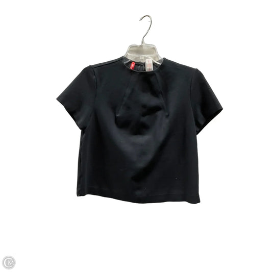 Top Short Sleeve By Spanx In Black, Size: S