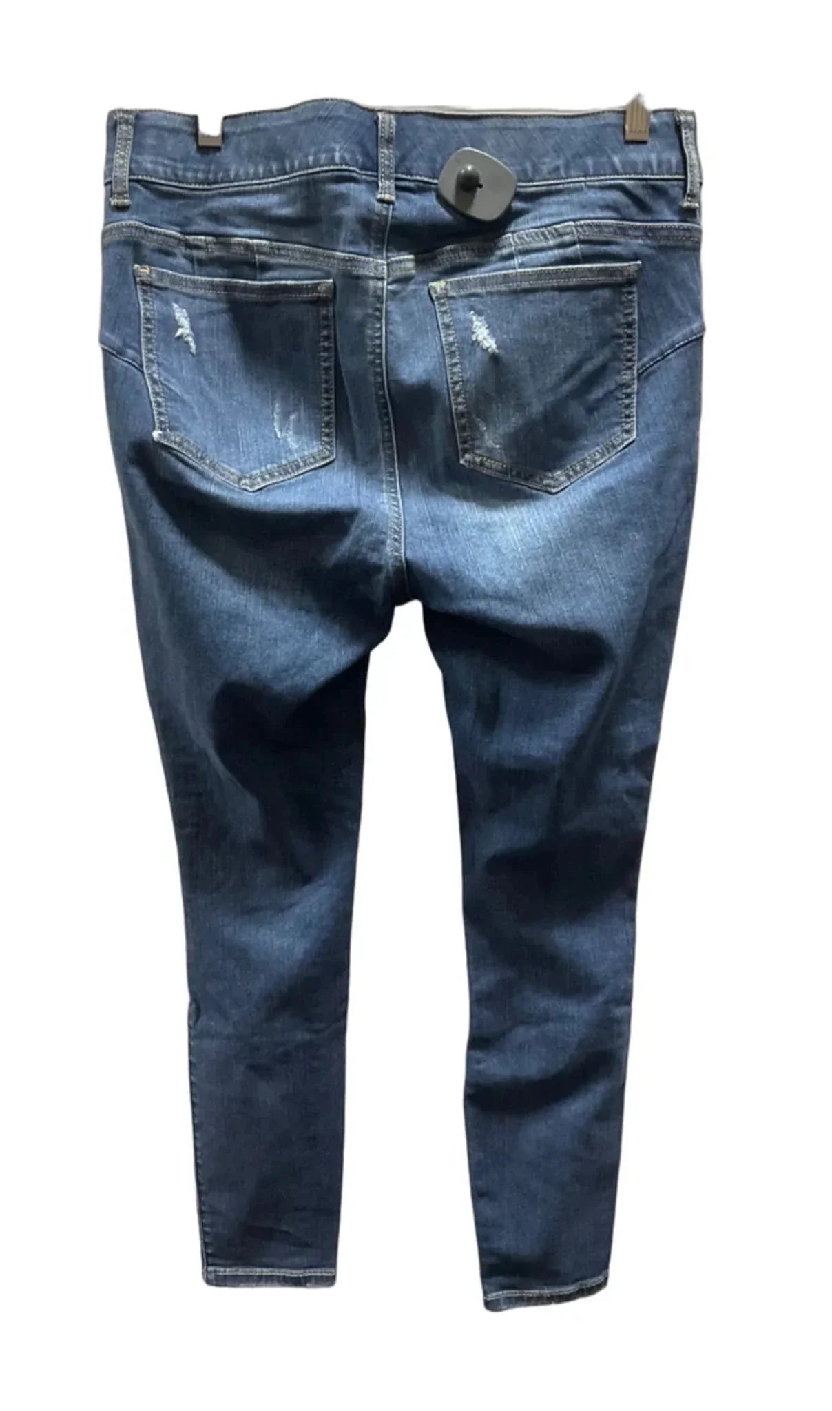 Jeans Skinny By Torrid In Blue Denim, Size: 12
