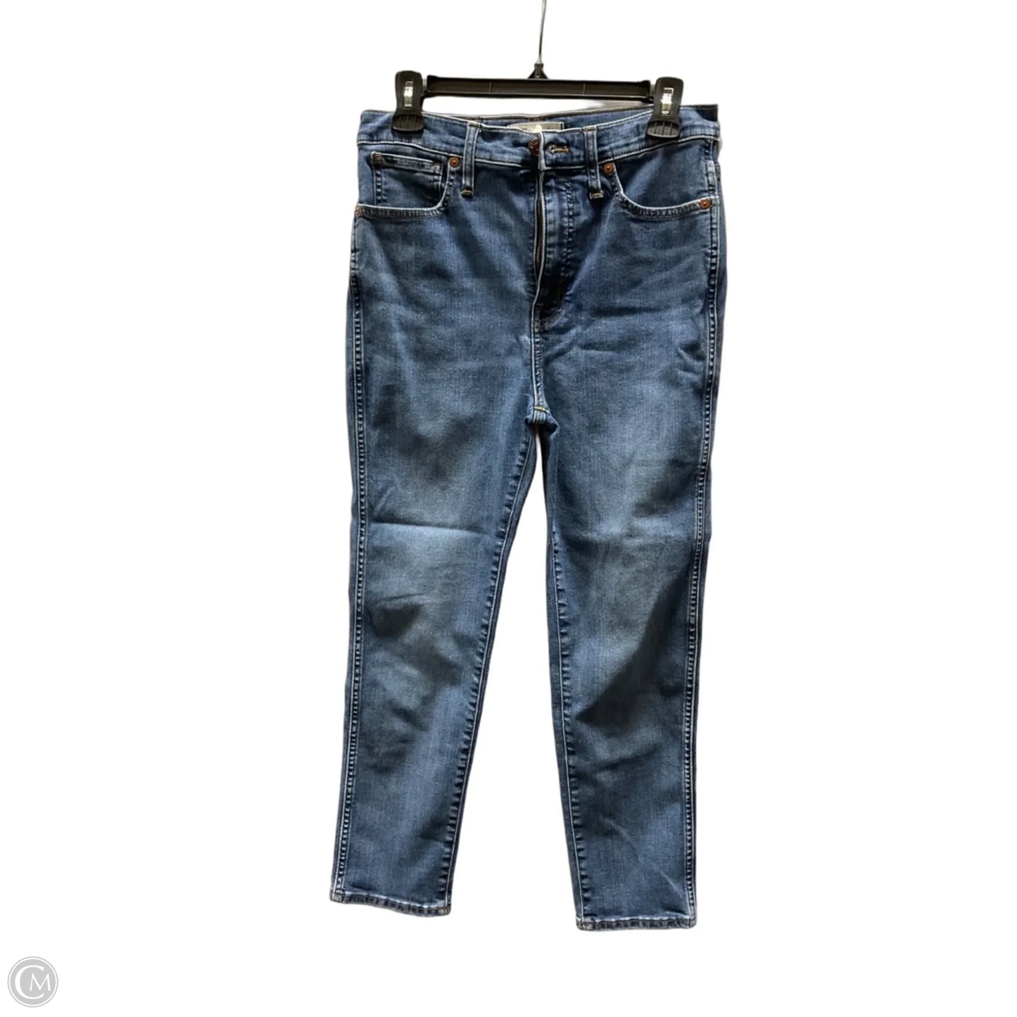 Jeans Skinny By Madewell In Blue Denim, Size: 4
