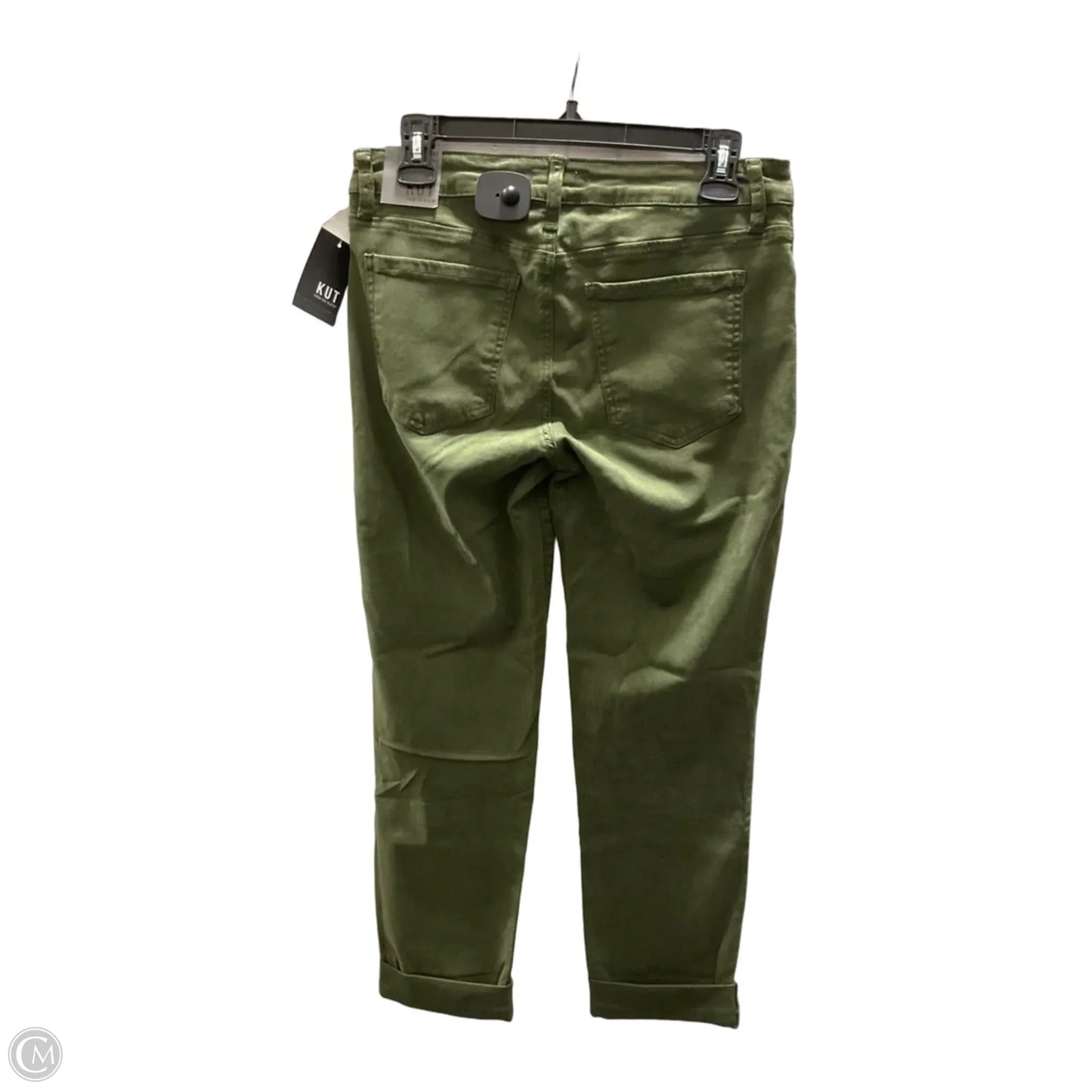 Jeans Boyfriend By Kut In Green, Size: 8