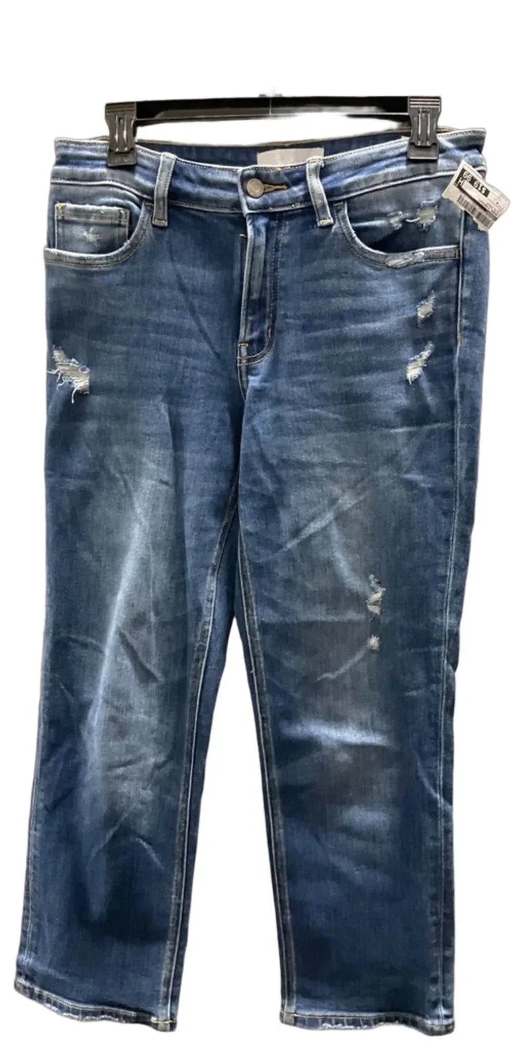 Jeans Straight By Vervet In Blue Denim, Size: 8