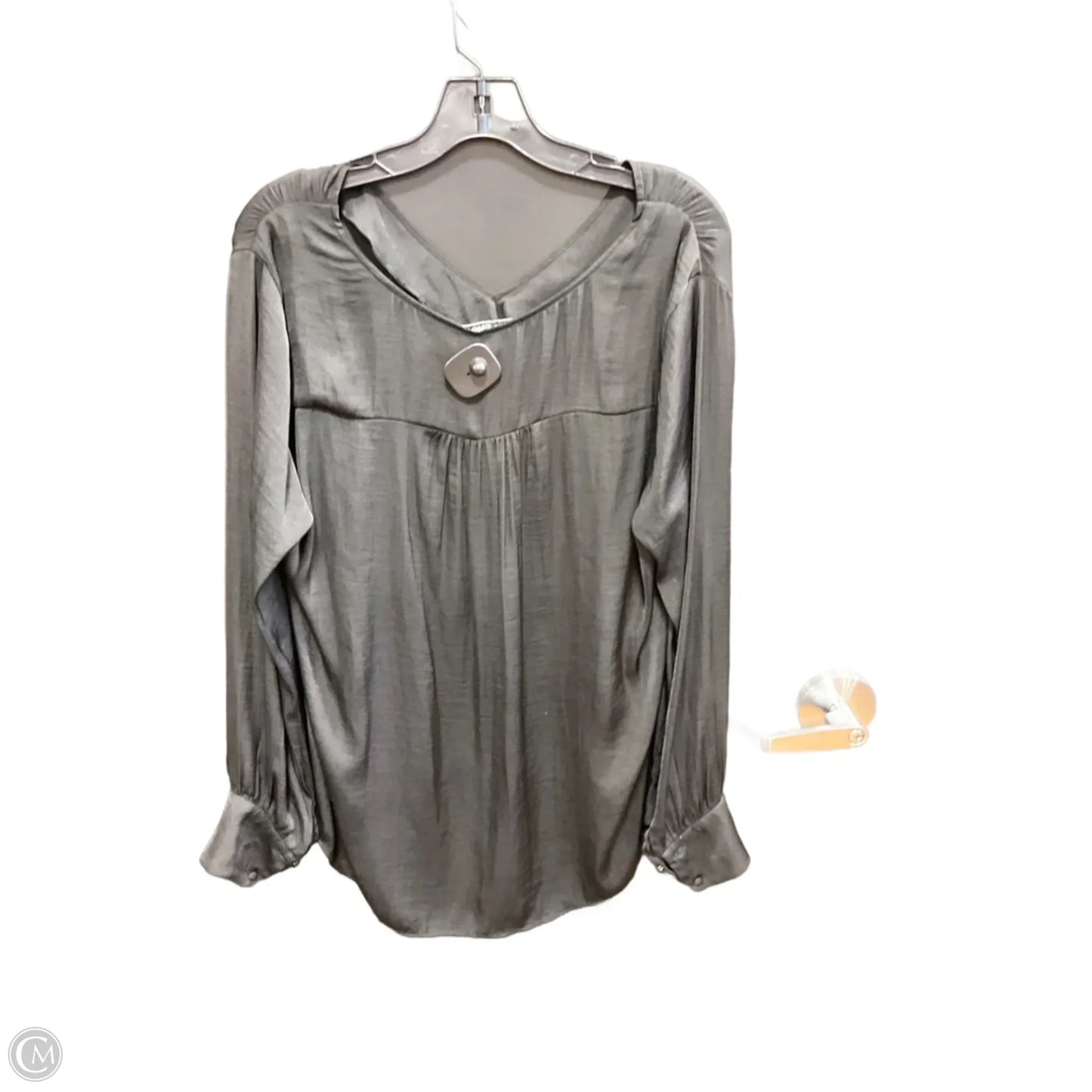 Top Long Sleeve By Maison Damelie In Black, Size: Xl