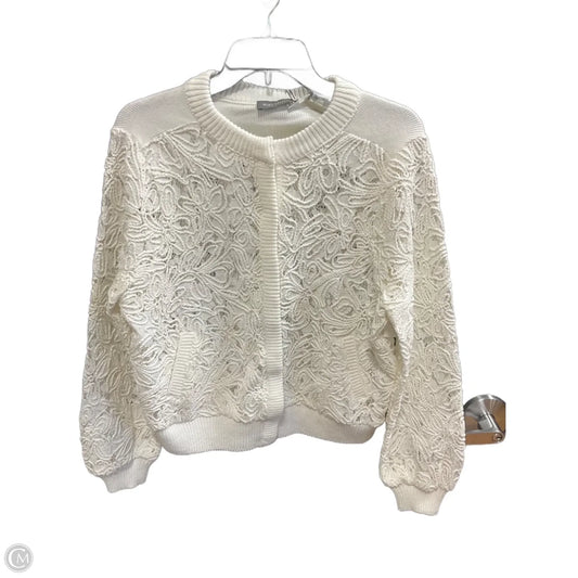 Cardigan By Cma In White, Size: L