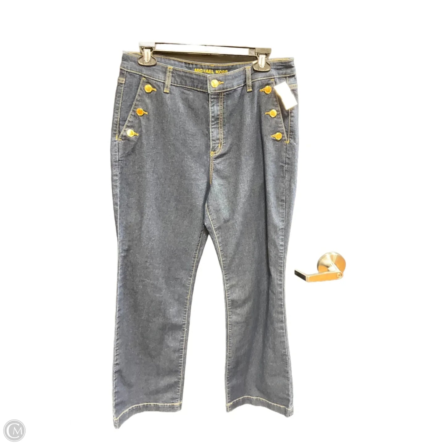 Jeans Designer By Michael Kors In Blue Denim, Size: 12