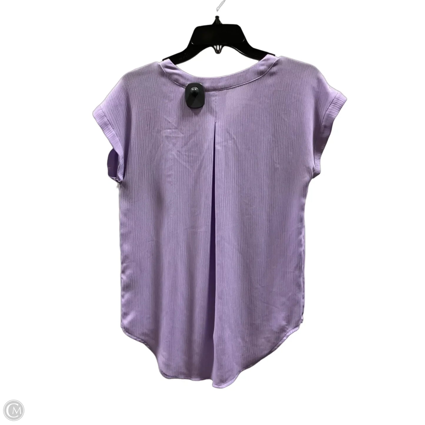 Top Short Sleeve By Simply Vera In Purple, Size: S