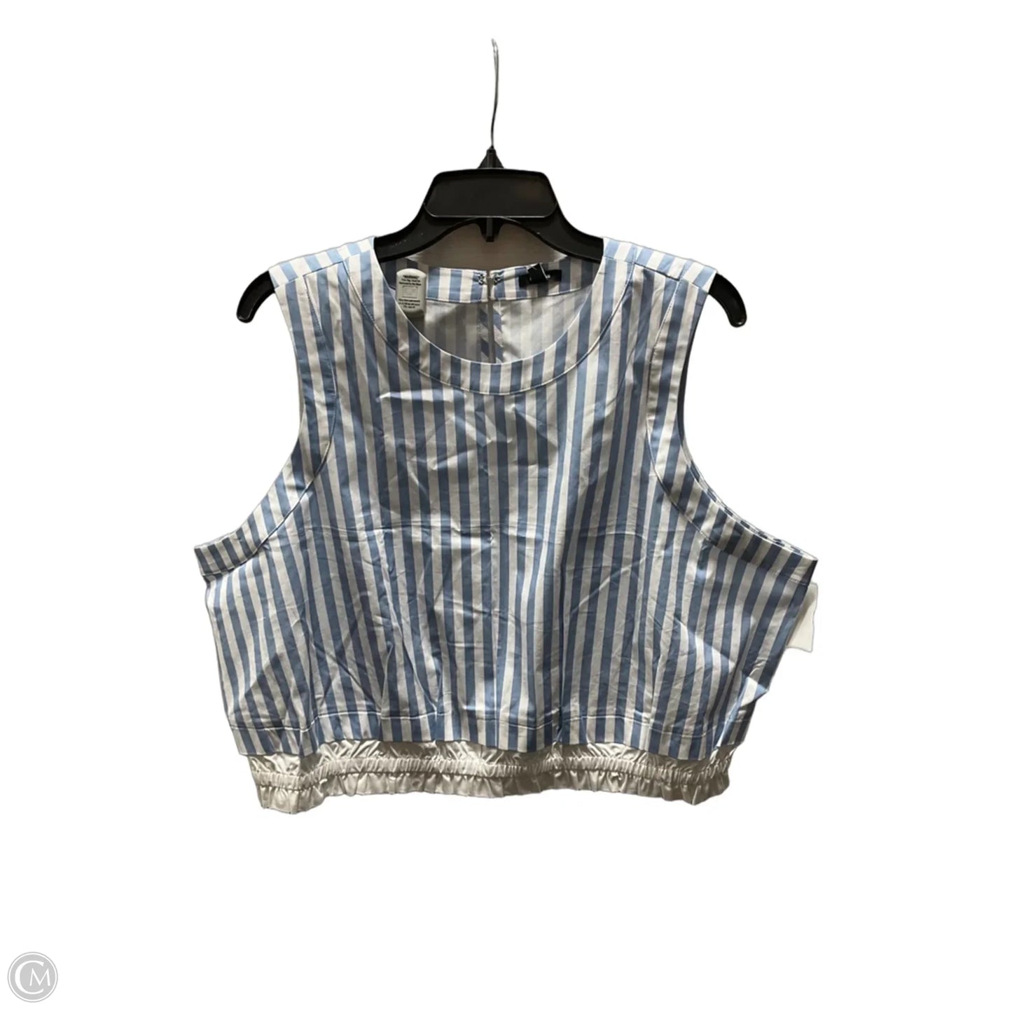 Top Sleeveless By Express In Striped Pattern, Size: Xl