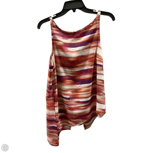 Top Sleeveless By Metaphor In Pink & Purple, Size: L