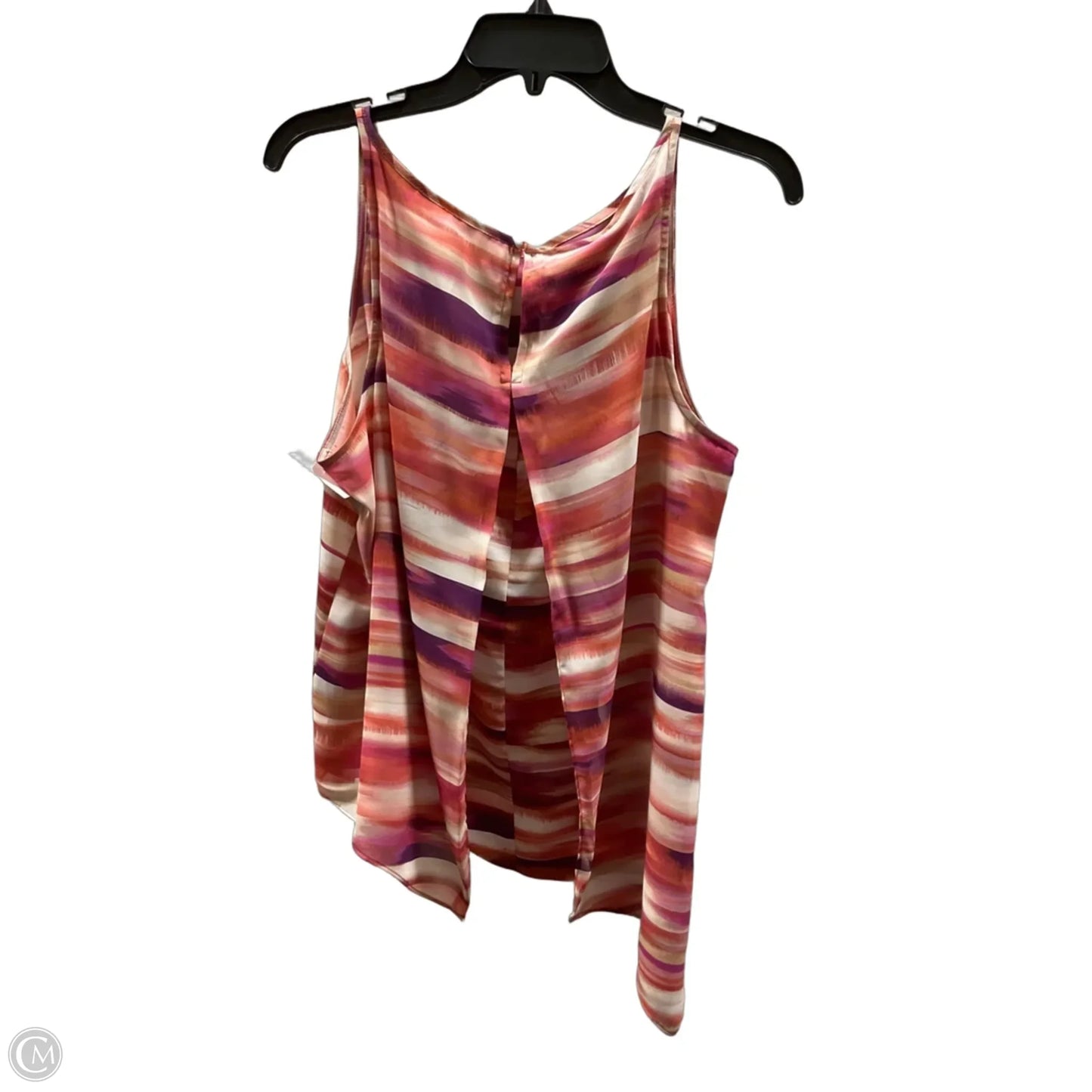 Top Sleeveless By Metaphor In Pink & Purple, Size: L