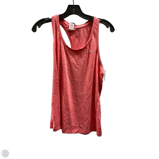 Athletic Tank Top By Under Armour In Red, Size: M