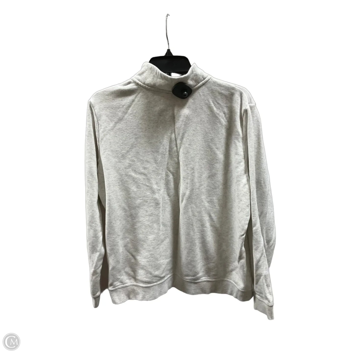 Athletic Jacket By Nike In Cream, Size: L
