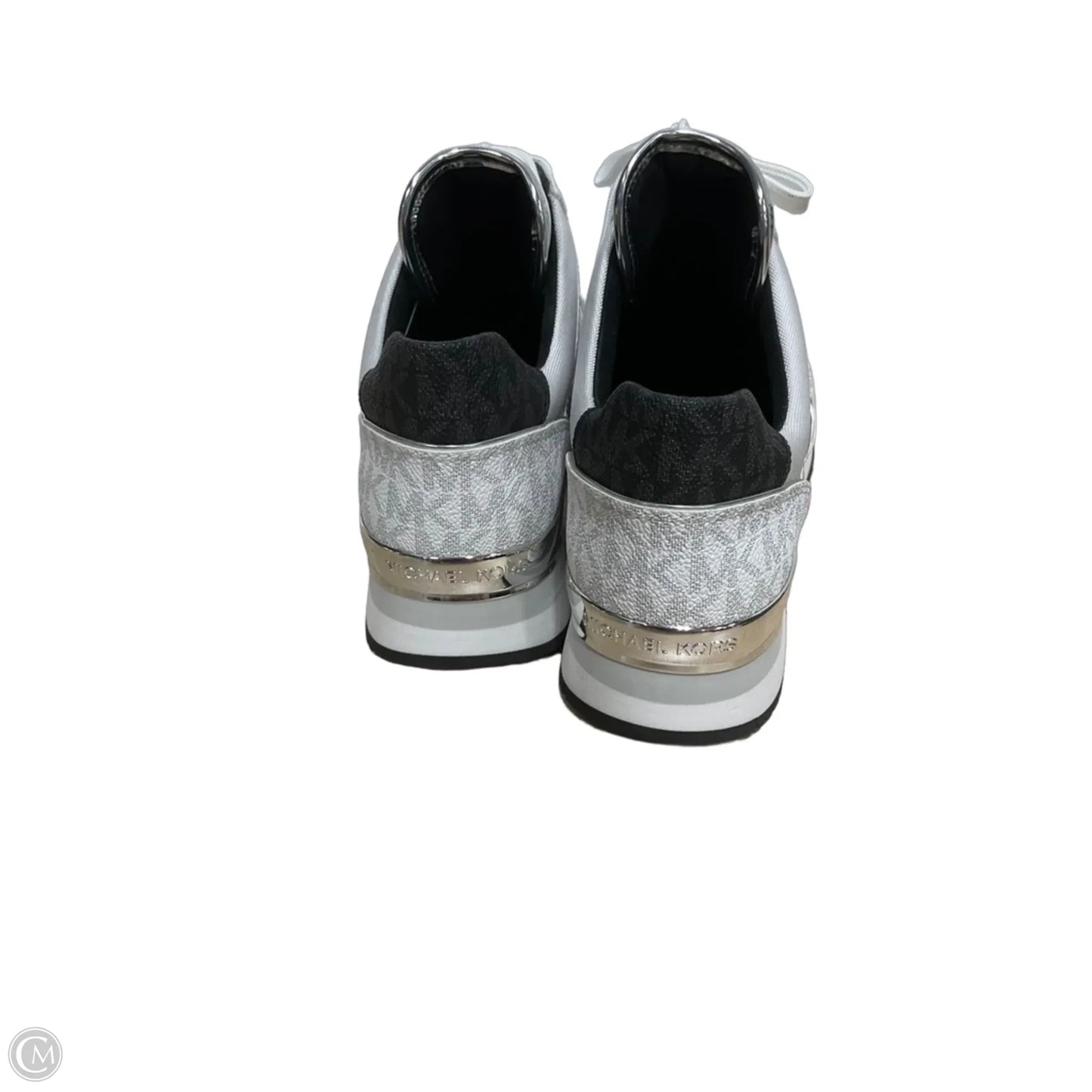 Shoes Athletic By Michael By Michael Kors In Black & Cream, Size: 9