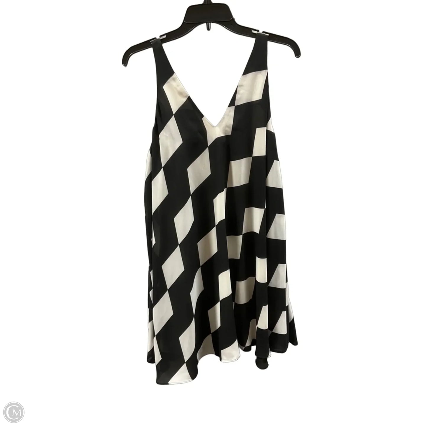 Dress Casual Midi By Sam Edelman In Black & Cream, Size: S