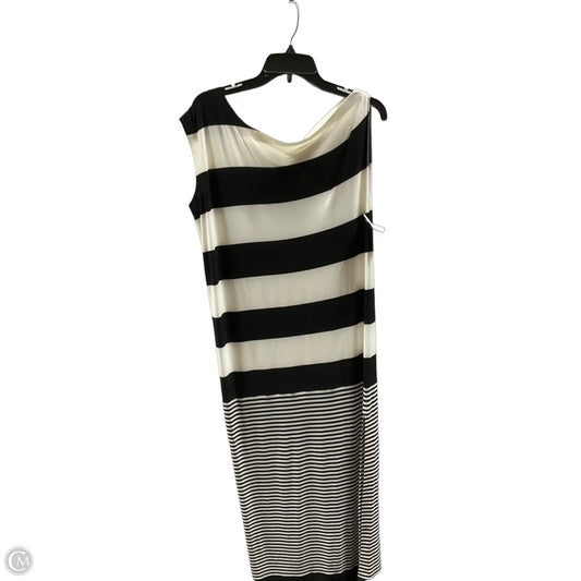Dress Casual Maxi By Norma Kamali In Striped Pattern, Size: S