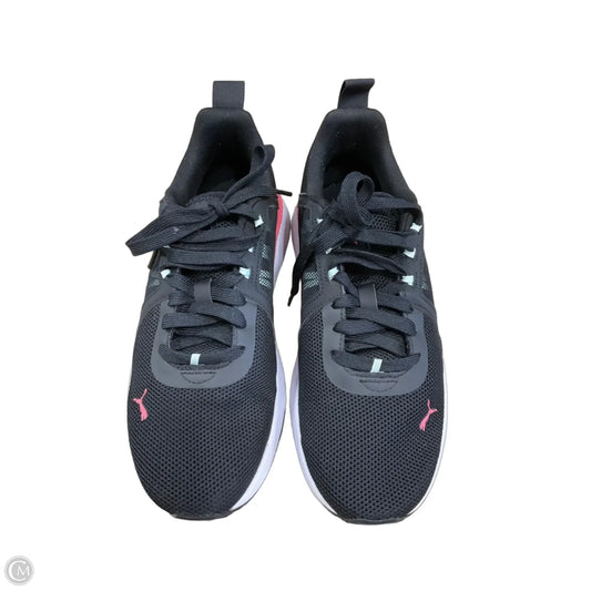 Shoes Athletic By Puma In Black & Pink, Size: 8.5