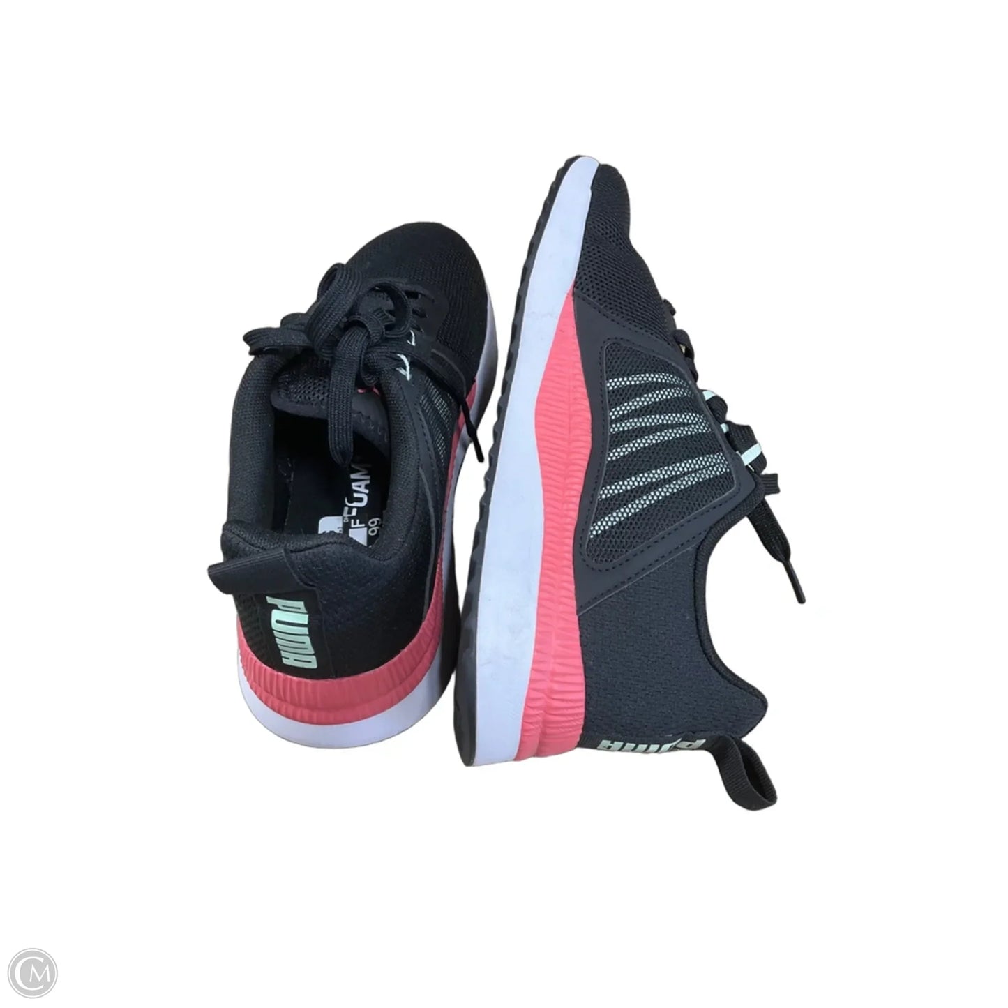 Shoes Athletic By Puma In Black & Pink, Size: 8.5