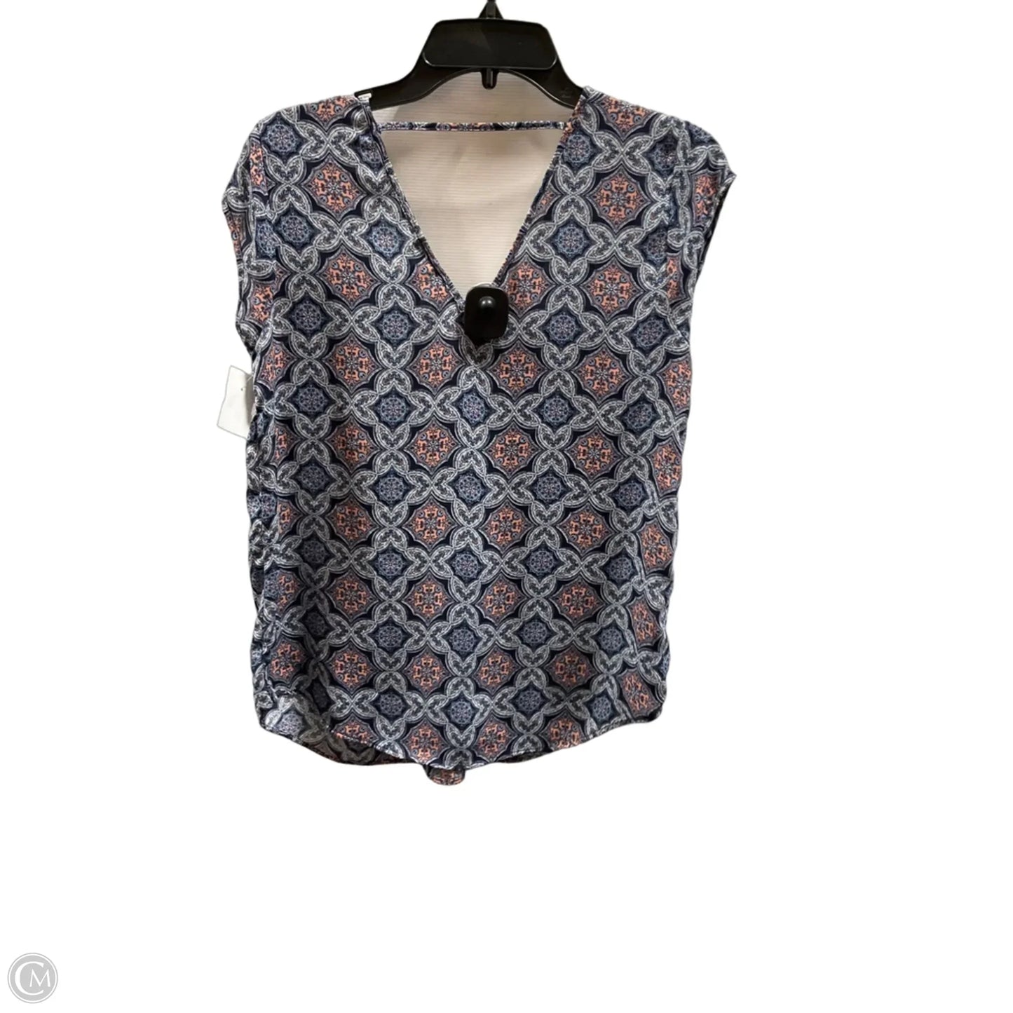 Top Sleeveless By Dr2 In Blue & Pink, Size: S