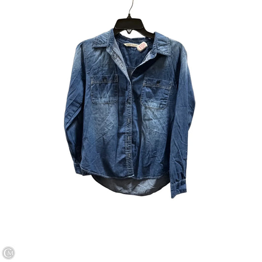 Blouse Long Sleeve By Hippie Laundry In Blue, Size: M