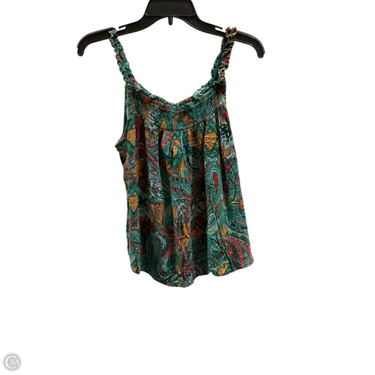 Top Sleeveless By Maurices In Green, Size: M