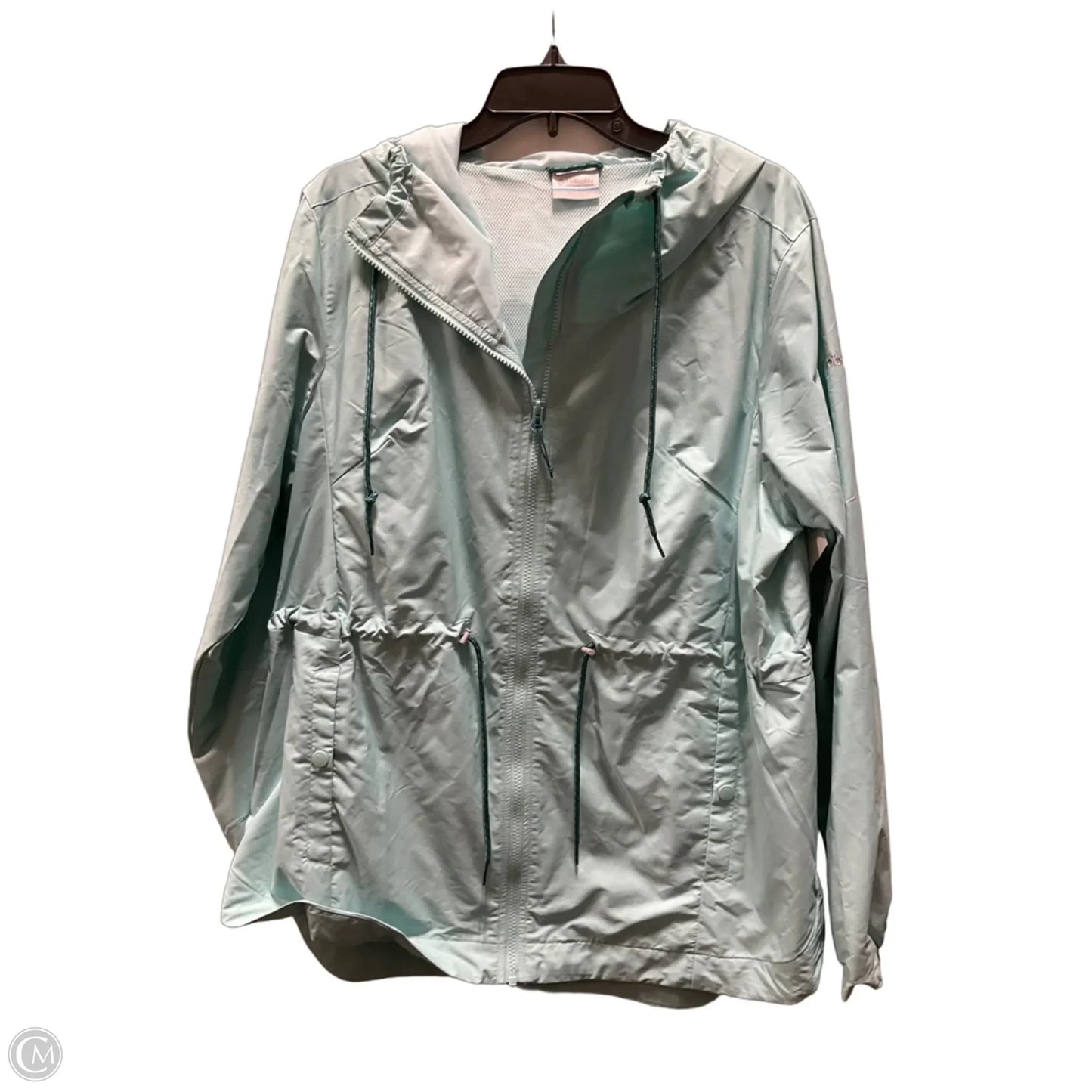 Athletic Jacket By Columbia In Aqua, Size: Xl