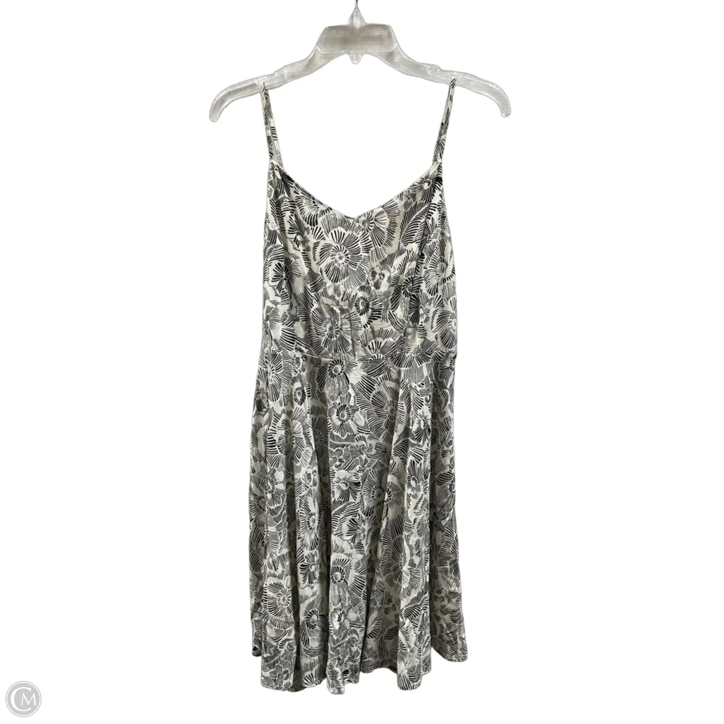 Dress Casual Midi By Old Navy In Black & White, Size: L