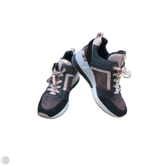 Shoes Athletic By Michael By Michael Kors In Black & Pink, Size: 8
