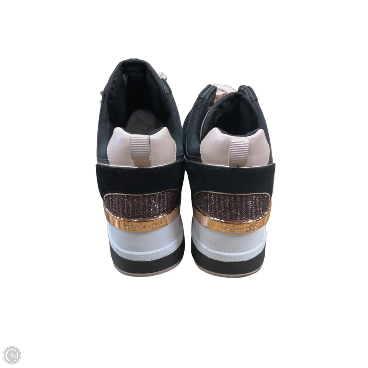 Shoes Athletic By Michael By Michael Kors In Black & Pink, Size: 8