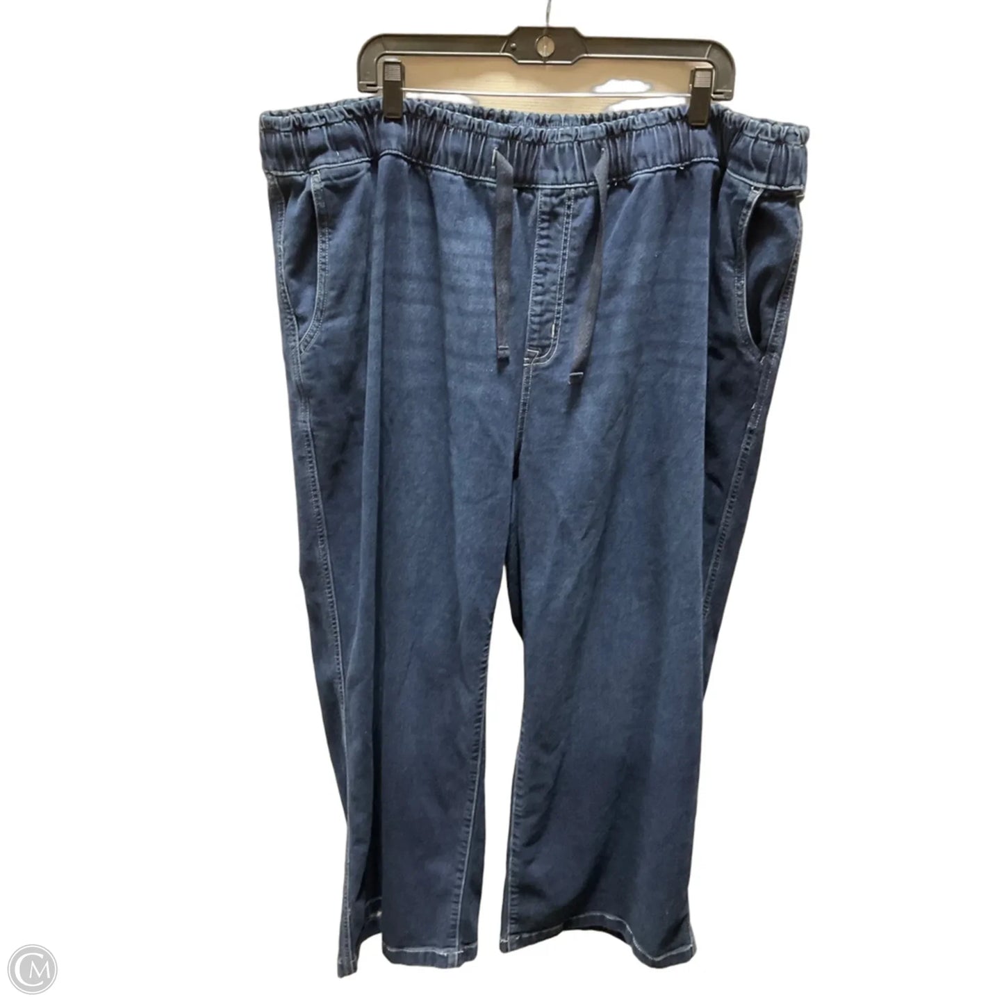 Jeans Wide Leg By Lane Bryant In Blue, Size: 22