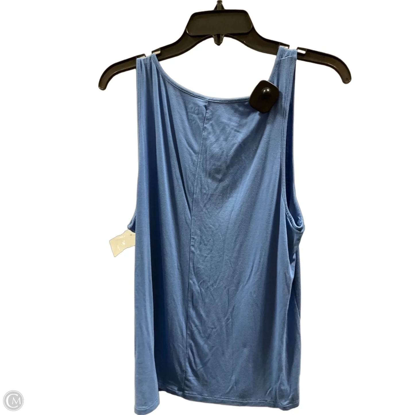 Top Sleeveless Basic By Gap In Blue, Size: M
