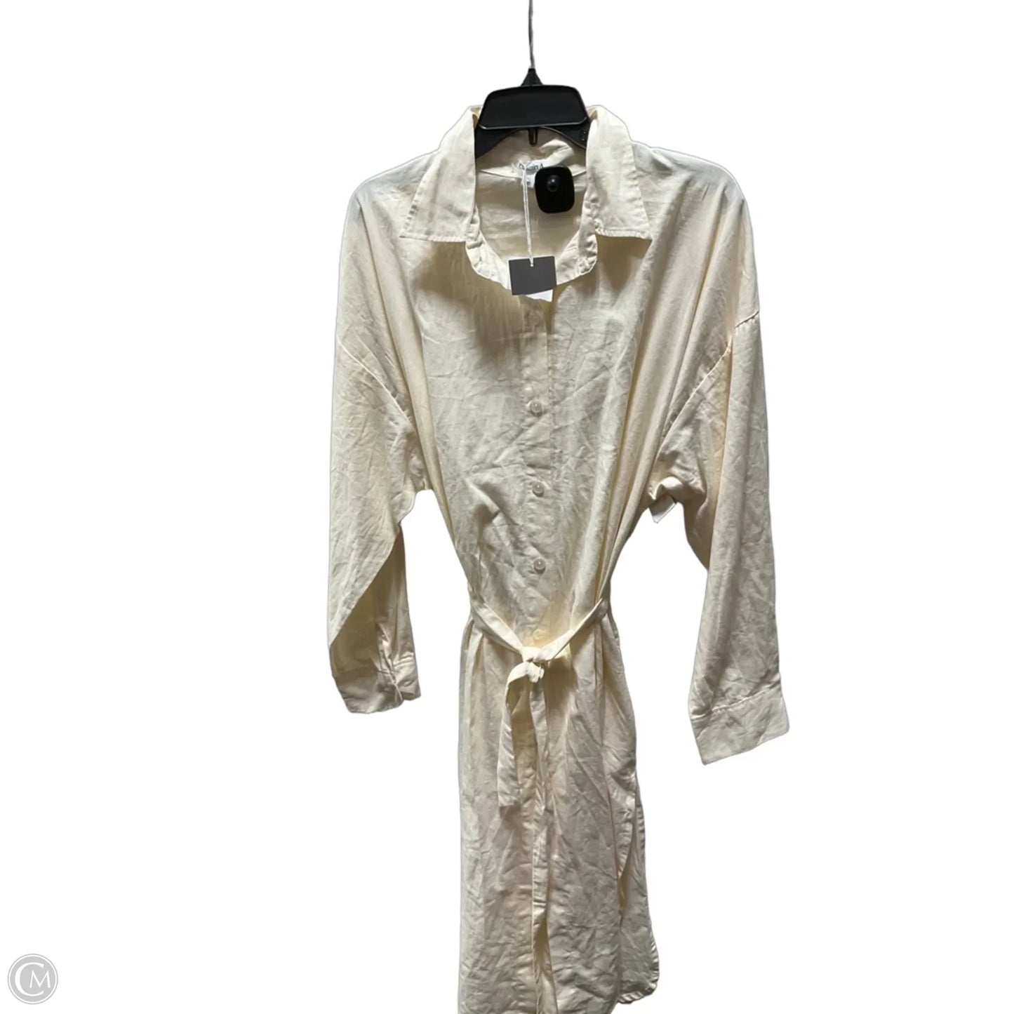 Dress Casual Maxi By Vitamin A In Cream, Size: Xl